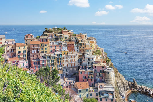 Italian Coastline Charm Wall Mural