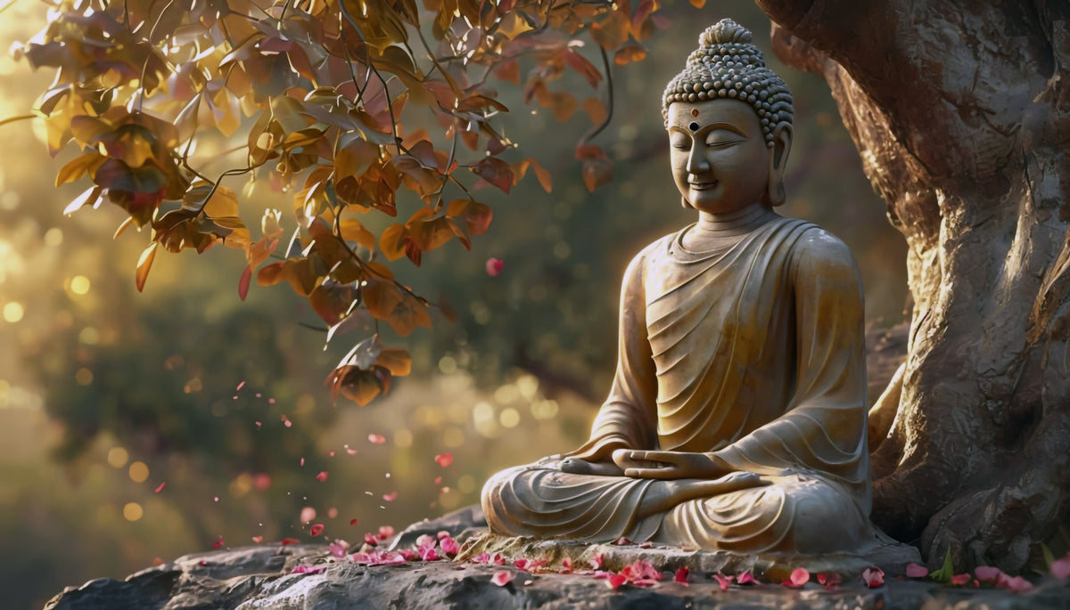 Zen Garden Buddha Wall Mural in your room