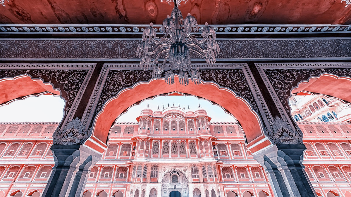 Jaipur Palace View Wall Mural in your room