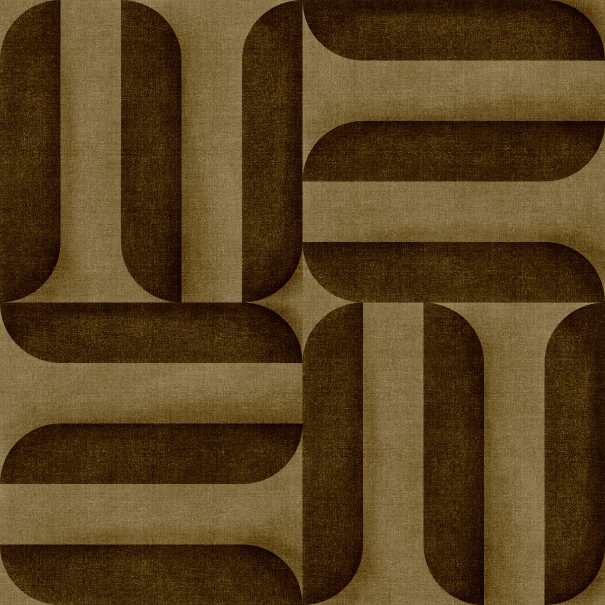 Modern Textured Signs Umber Wallpaper⁠ in your room — zoomed