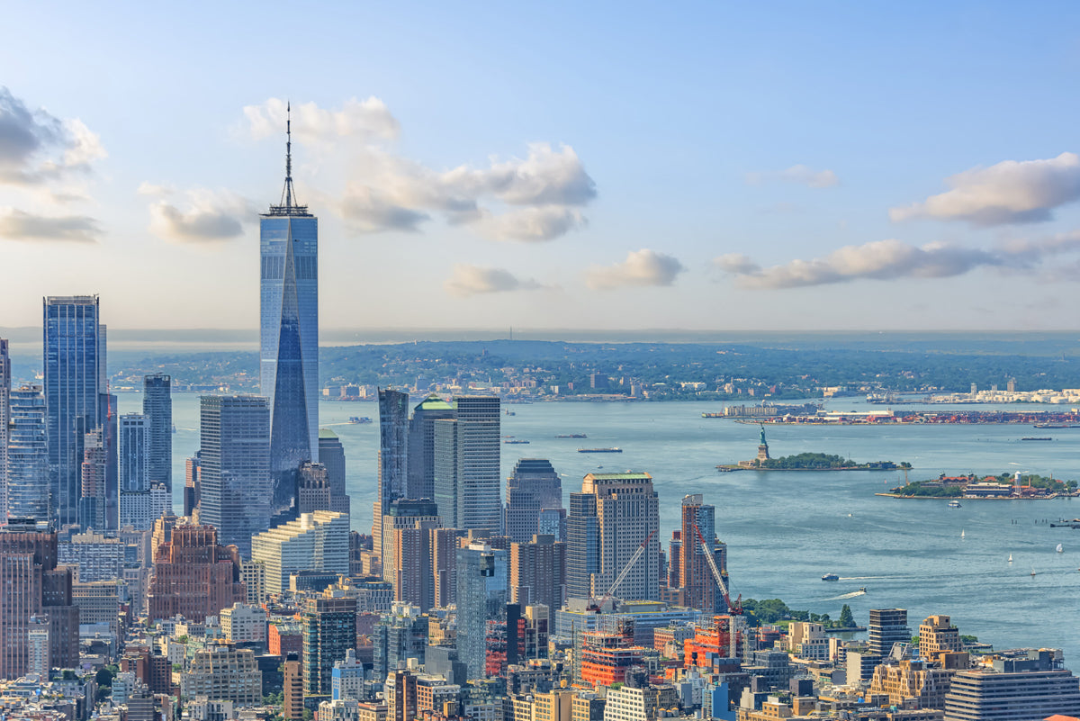 NYC Skyline Majesty Wall Mural in your room — zoomed