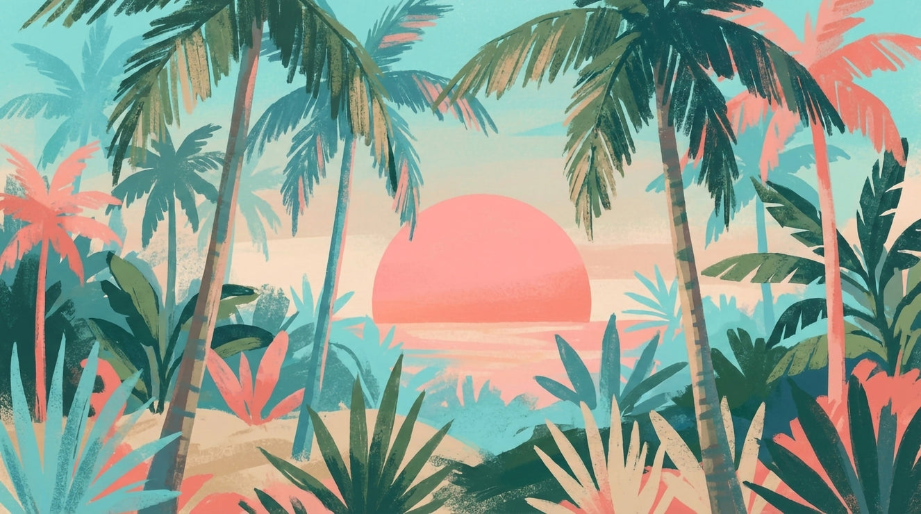 Tropical Calm Wall Mural