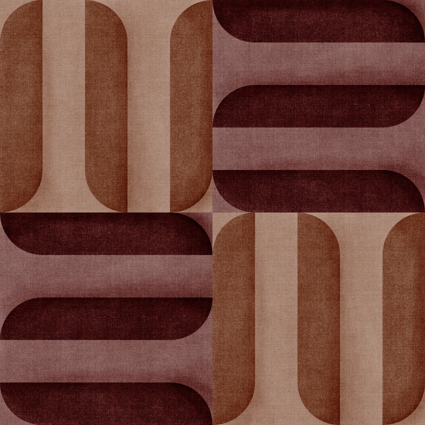Modern Textured Signs Clay Wallpaper⁠ in your room — zoomed