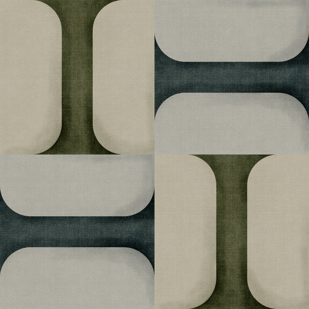 Modern Textured Tiles Winter Wallpaper⁠ in your room — zoomed