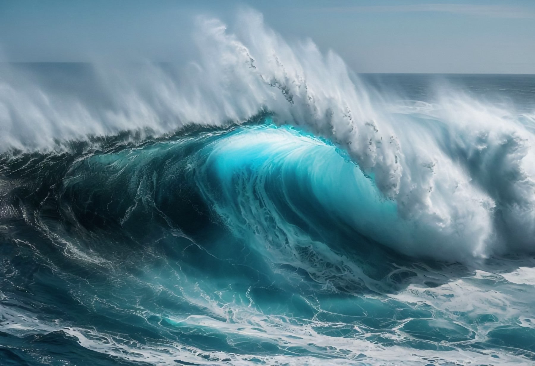 Ocean Surge Wall Mural
