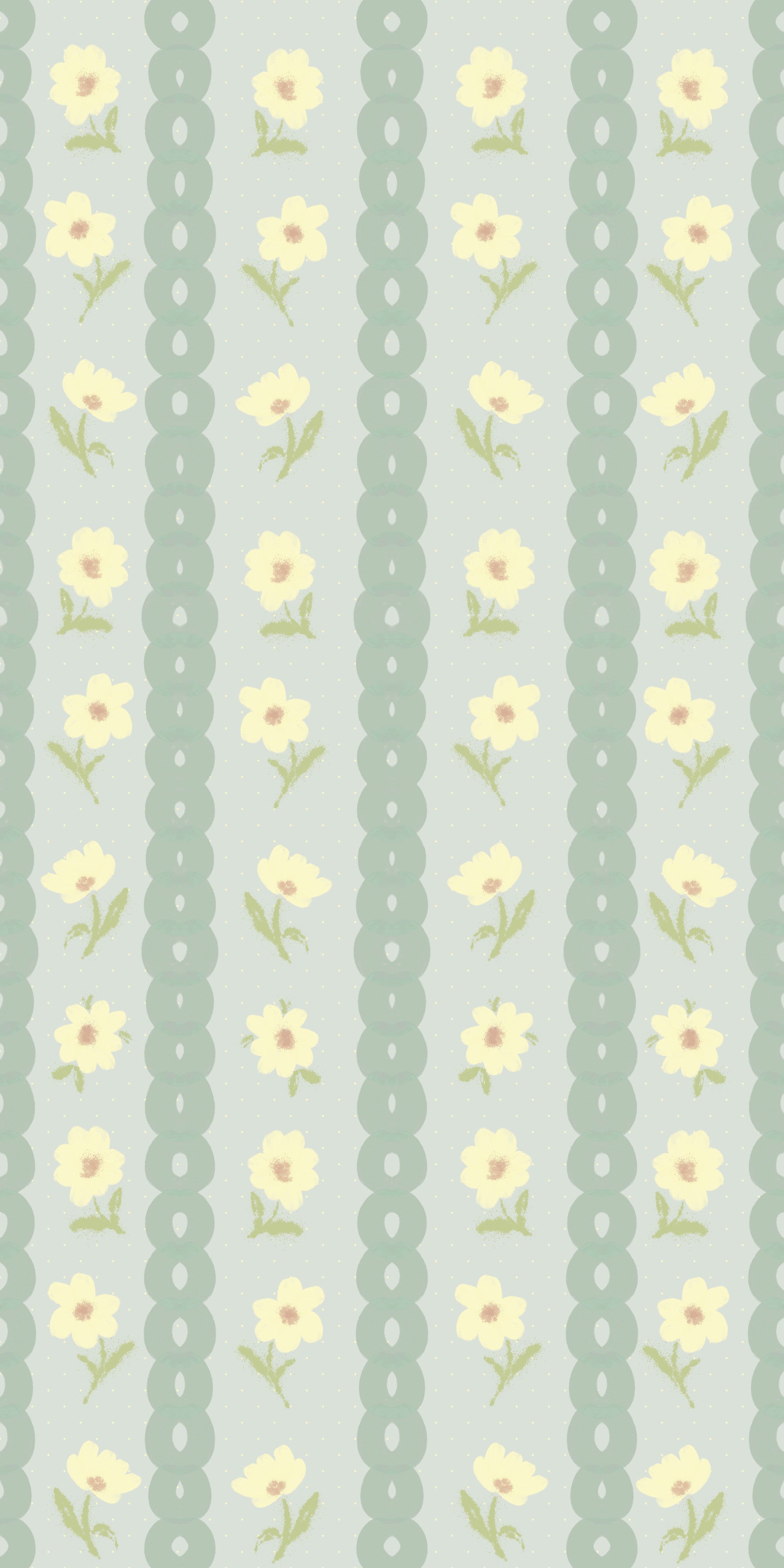 🌼 Daisy Chain 🌼 Dream Wallpaper⁠ in your room — zoomed