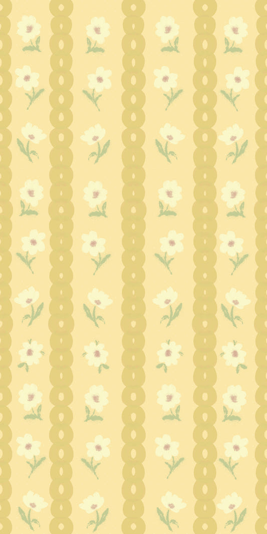 Retro Daisy Chains Wallpaper⁠