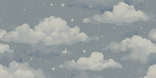 Sweet Dreams – Blue Wall Mural