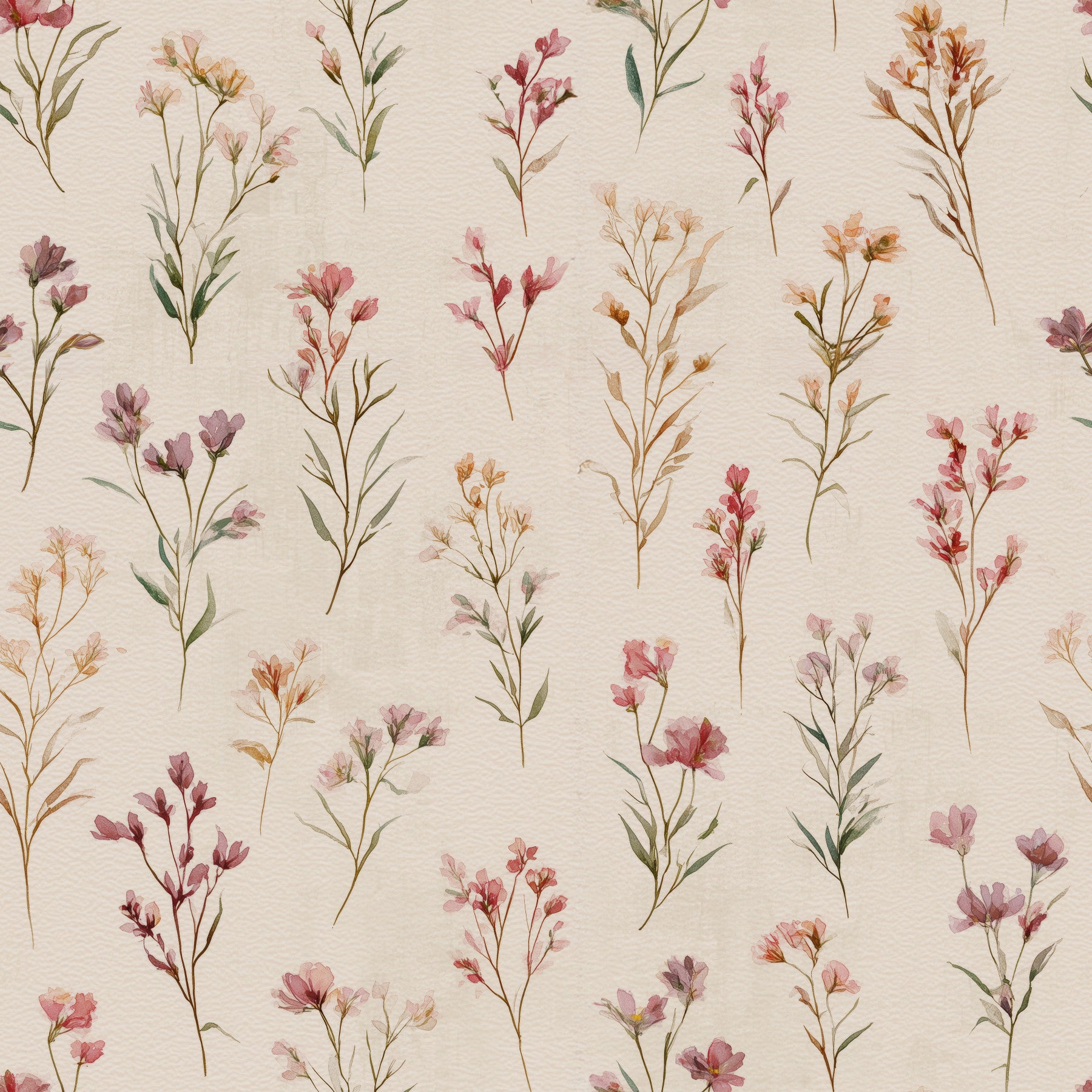 Watercolour Floral Wallpaper - Serene Beauty | Buy in UK