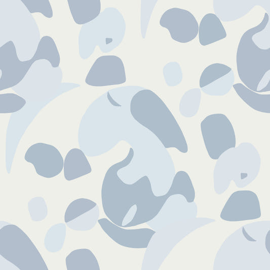 Abstract Blue Cat Wallpaper⁠