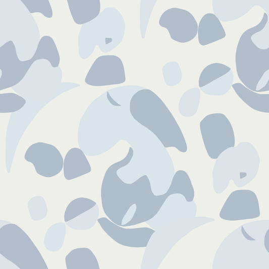 Abstract Blue Cat Wallpaper⁠