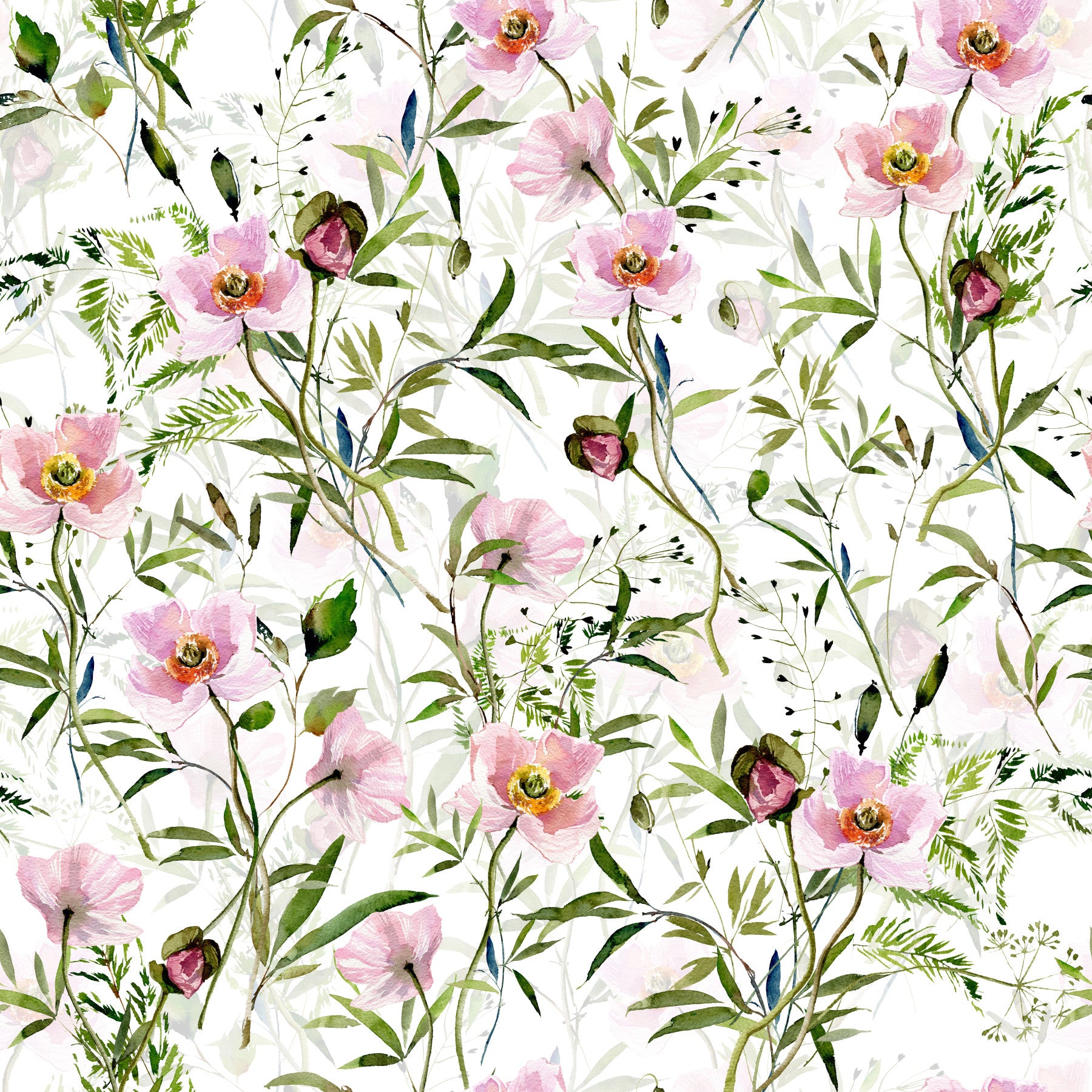 Blush Floral Dream By Uta Naumann Wallpaper⁠