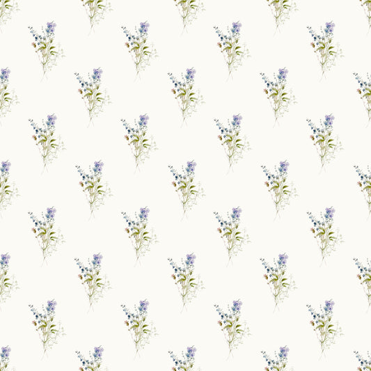Vintage Floral Whispers Wallpaper⁠