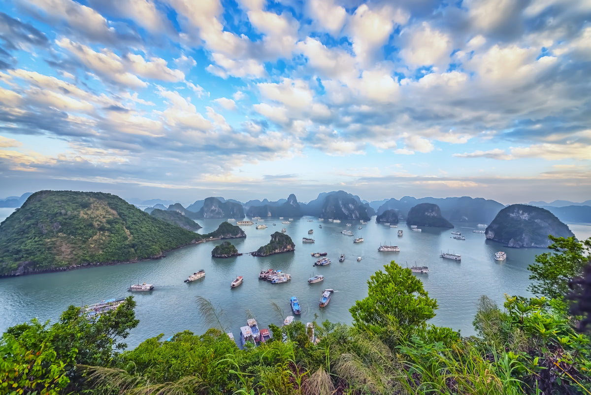 Halong Bay Vista Wall Mural in your room