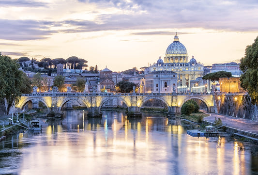 Eternal City Lights Wall Mural
