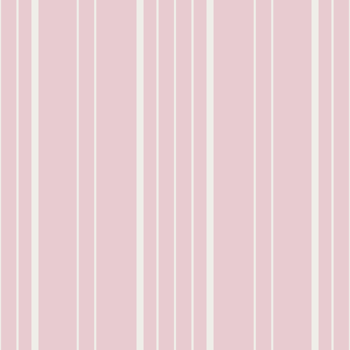 Barely Blush Stripes Wallpaper⁠ in your room — zoomed