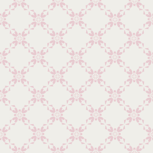 Pink Petal Lattice Wallpaper⁠