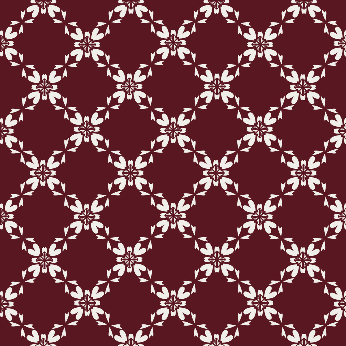 Maroon Lattice Wallpaper⁠ in your room — zoomed