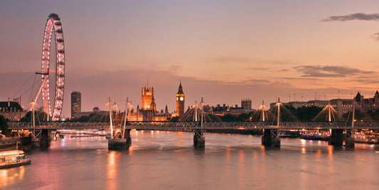 Iconic London at Dusk Wall Mural