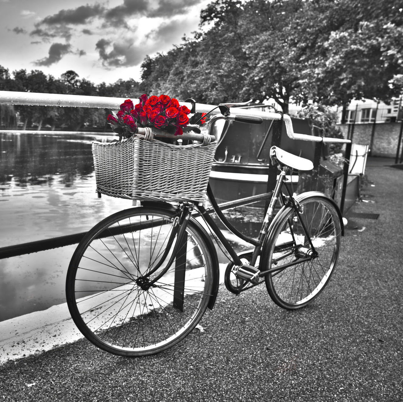 Vintage Bloom Ride Wall Mural