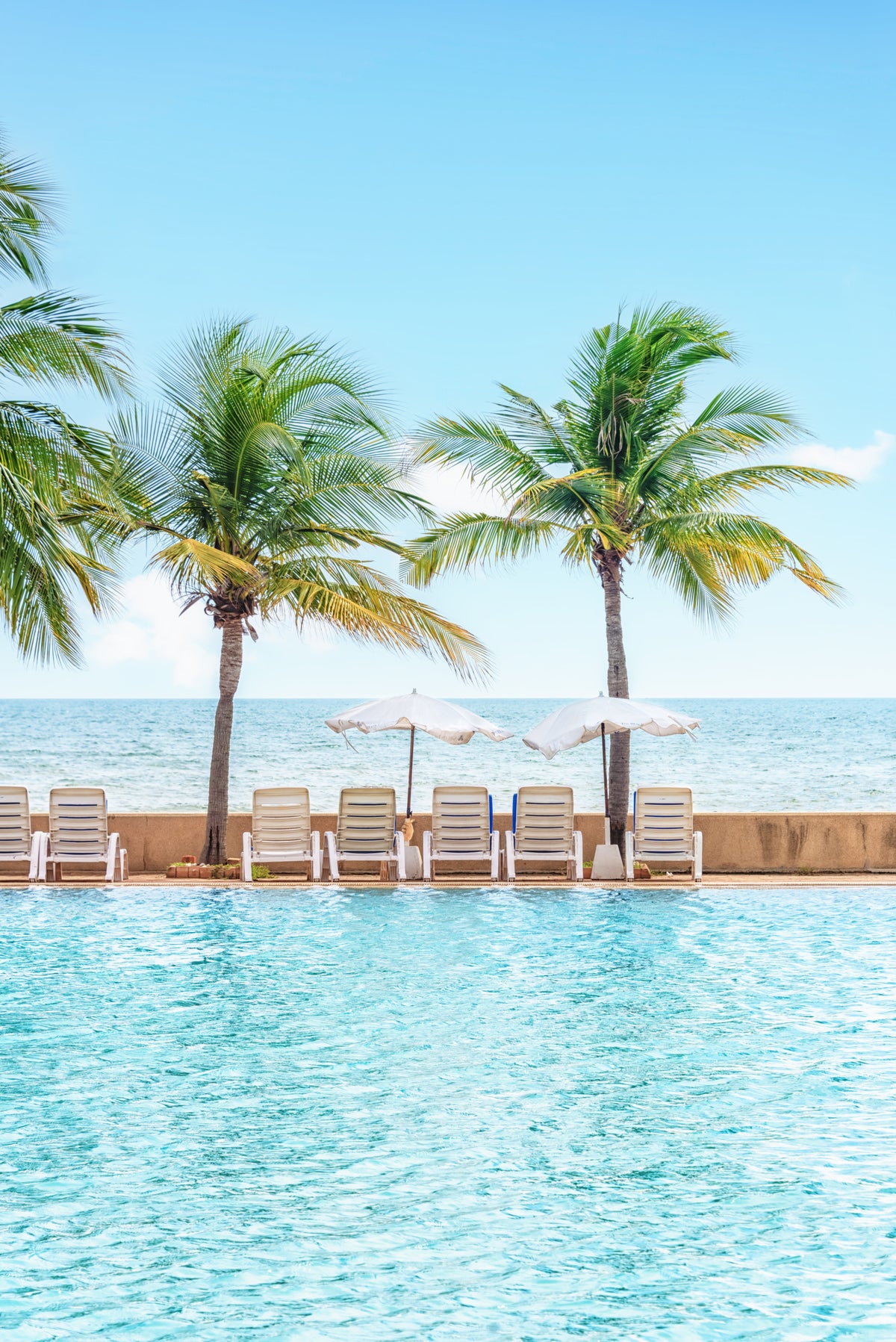 Turquoise Escape Wall Mural in your room