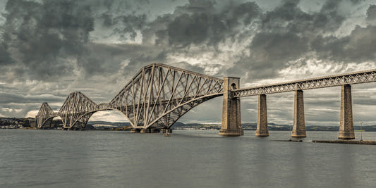 Historic Forth Rail Bridge View Wall Mural