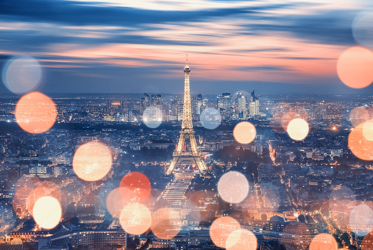 Parisian Lights Wall Mural in your room