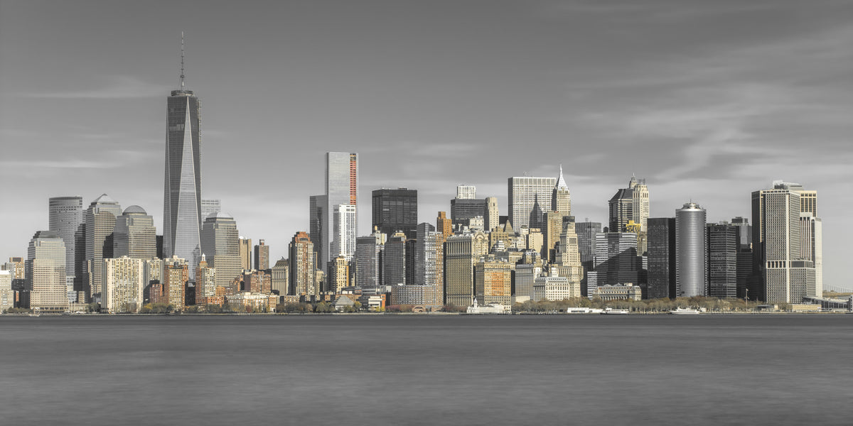 Skyline of New York City Wall Mural in your room — zoomed