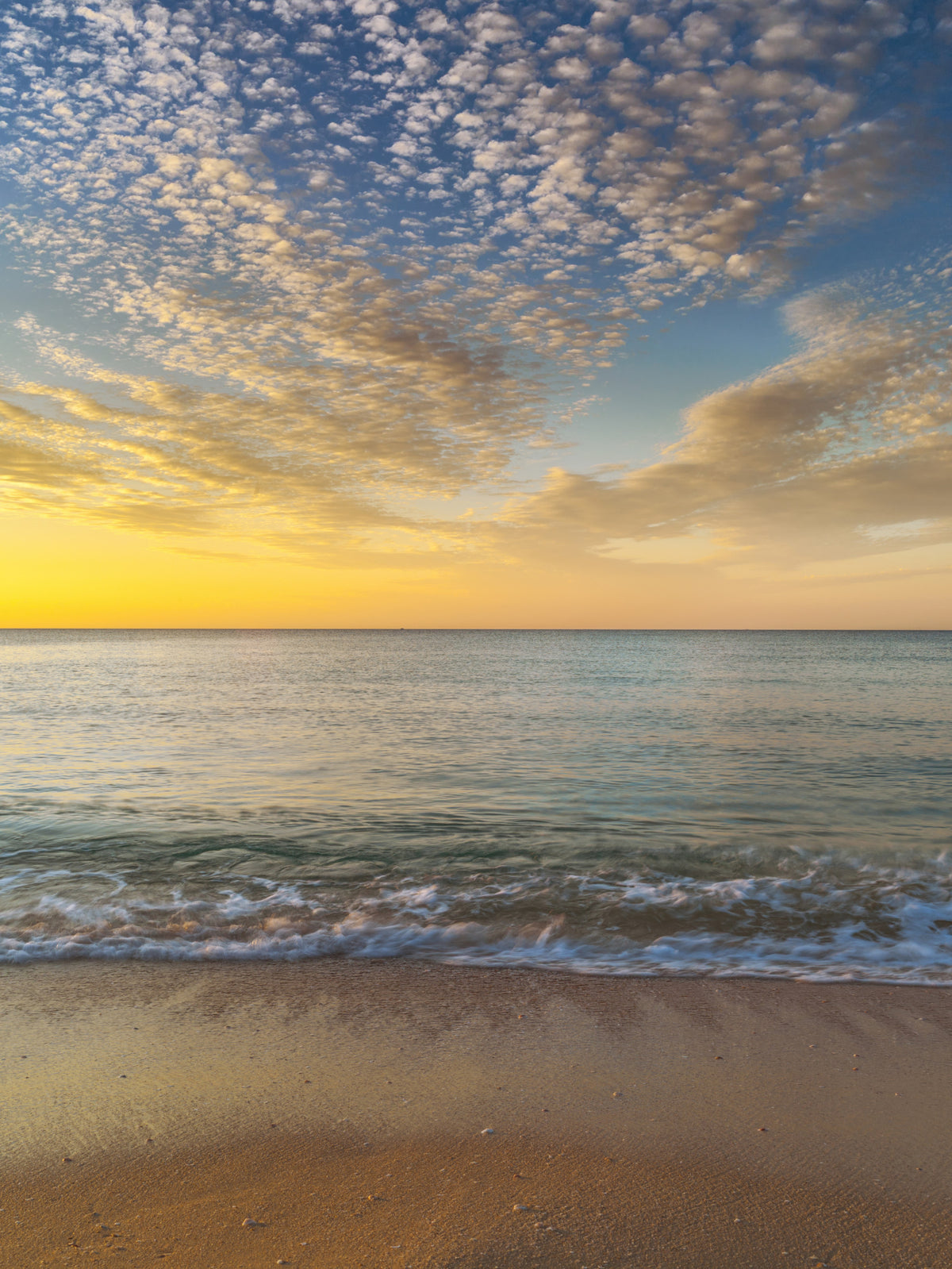 Golden Beach Sunrise Wall Mural