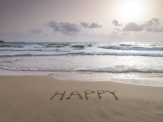Happy Beach Vibes Wall Mural