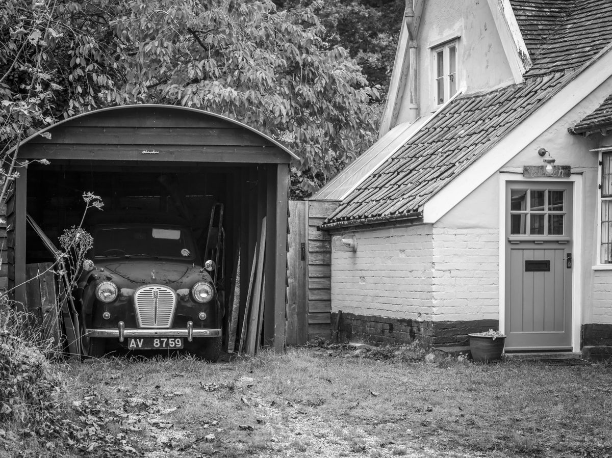 Retro Vehicle Hideaway Wall Mural in your room