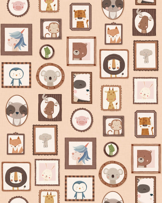 Cute Animal Portraits  Wallpaper⁠