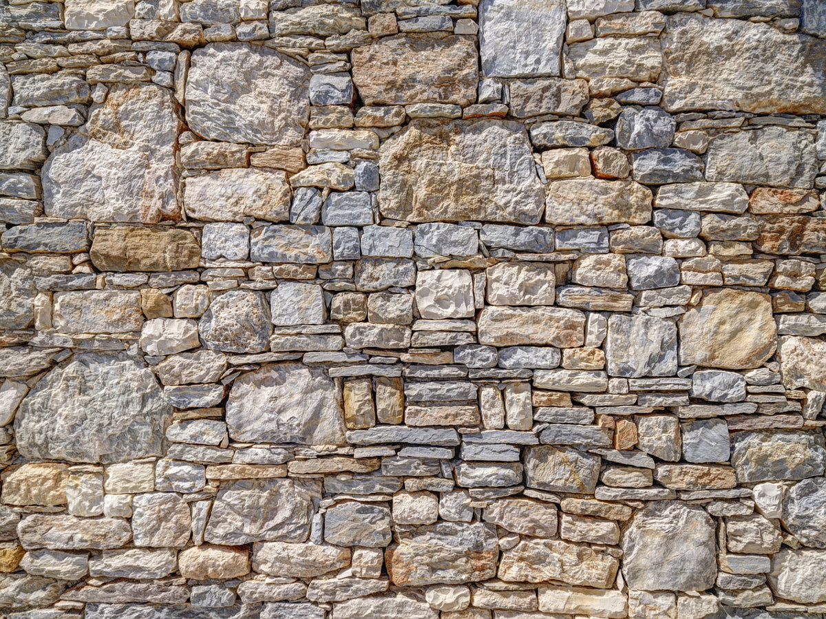 Vintage Rock Wall Effect Wall Mural in your room — zoomed