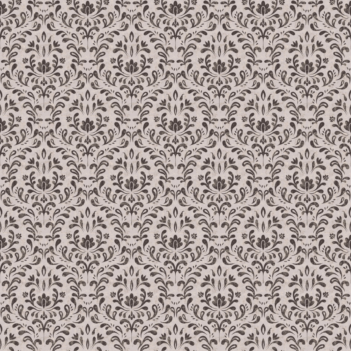Rustic Damask Wallpaper⁠ in your room — zoomed
