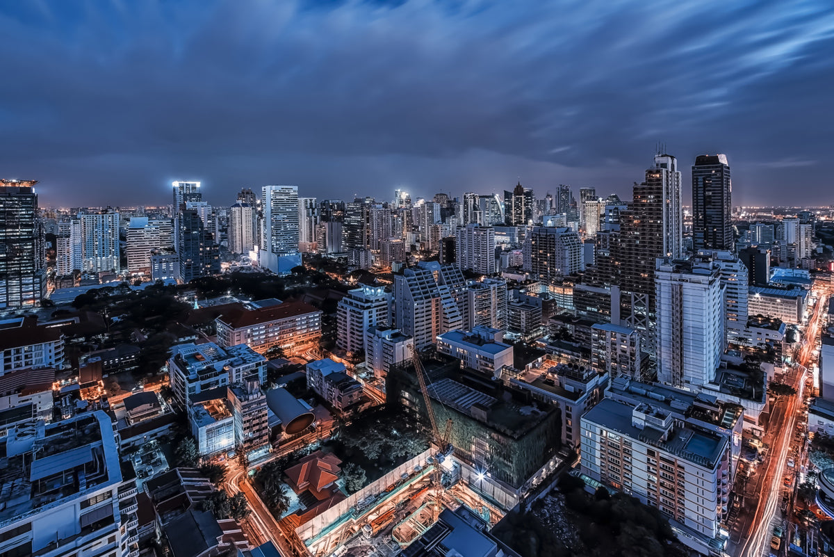 Sukhumvit Distrist Wall Mural in your room