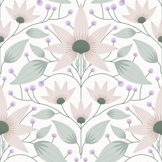 Bloom Symmetry boho Wallpaper⁠