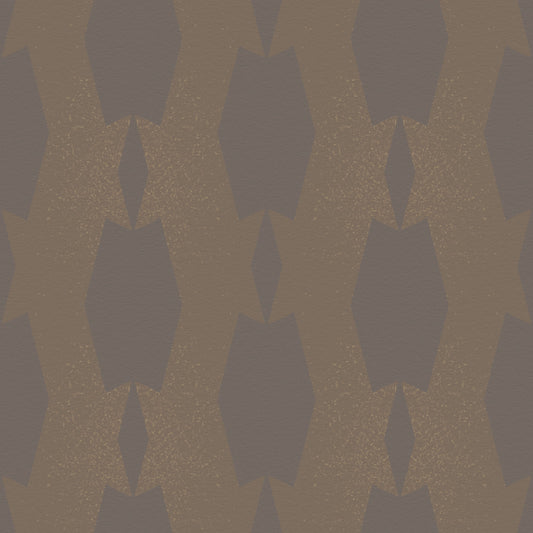Earthy Echoes Muted Brown Geometric Wallpaper⁠