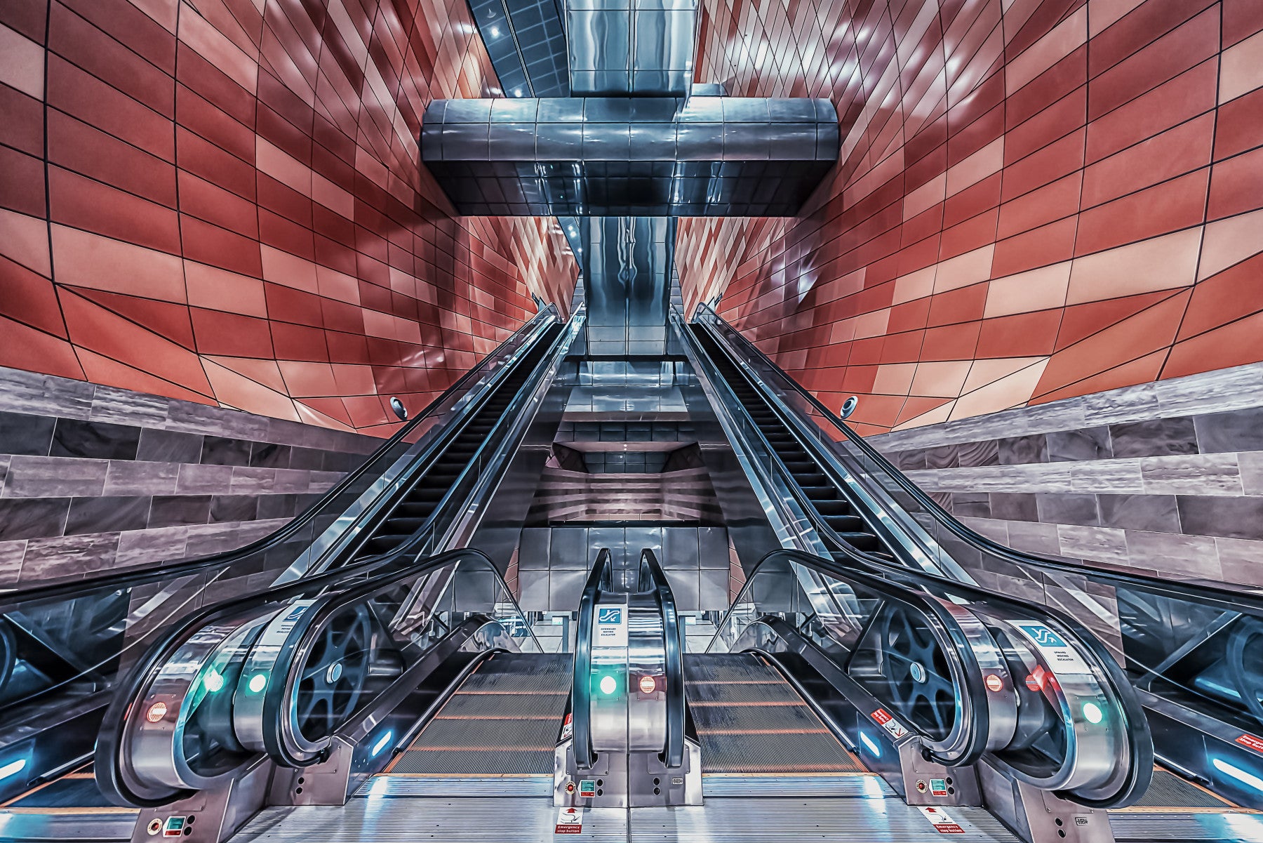 Metropolis Ascent Wall Mural