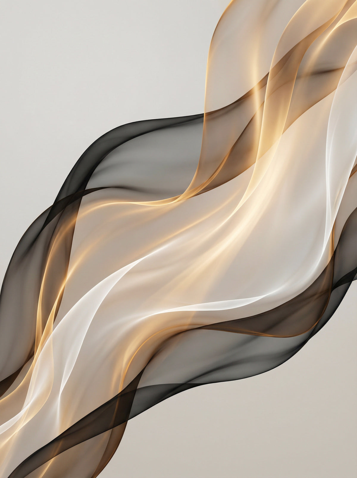 Ethereal Flow Wall Mural in your room