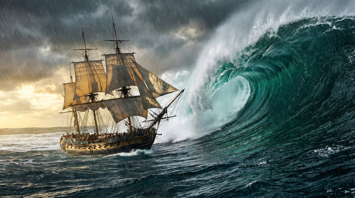 Ocean's Challenge Wall Mural