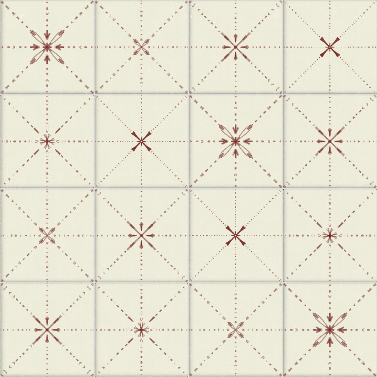 Farmhouse Delicate Backsplash Clay Wallpaper⁠ in your room