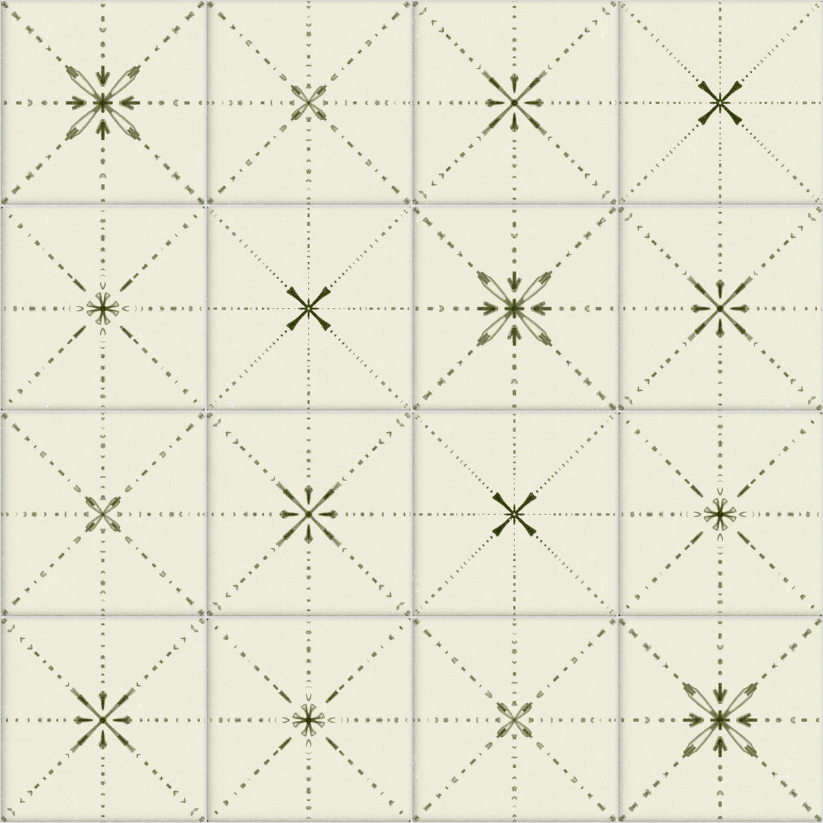 Farmhouse Delicate Backsplash Olive Wallpaper⁠ in your room