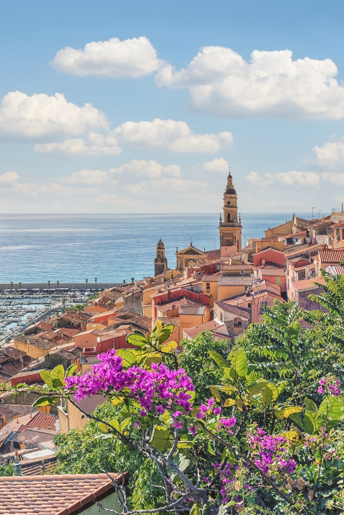 Mediterranean Vista Wall Mural in your room — zoomed