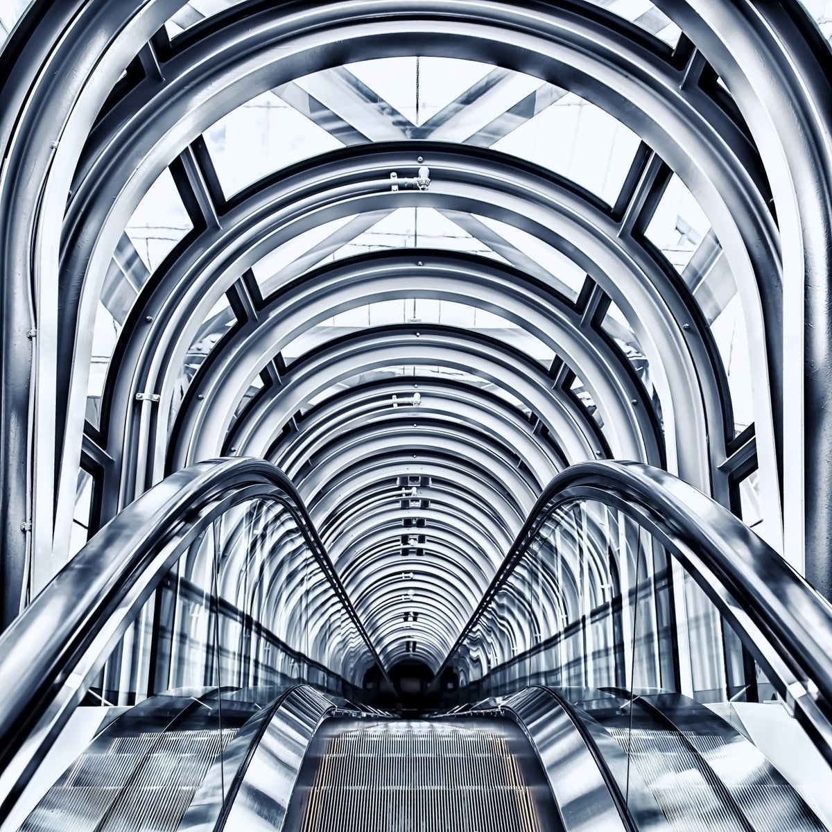 Escalator Arches Wall Mural in your room