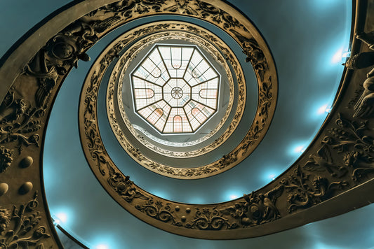 Spiraling Grandeur Wall Mural