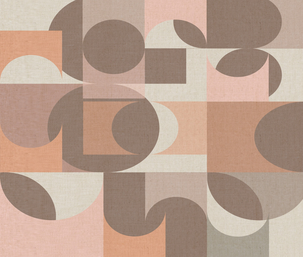 Terra Shapes Wall Mural in your room — zoomed