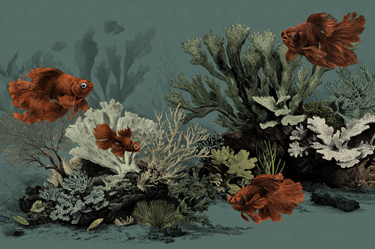 The Aquarium - Petrol Wall Mural