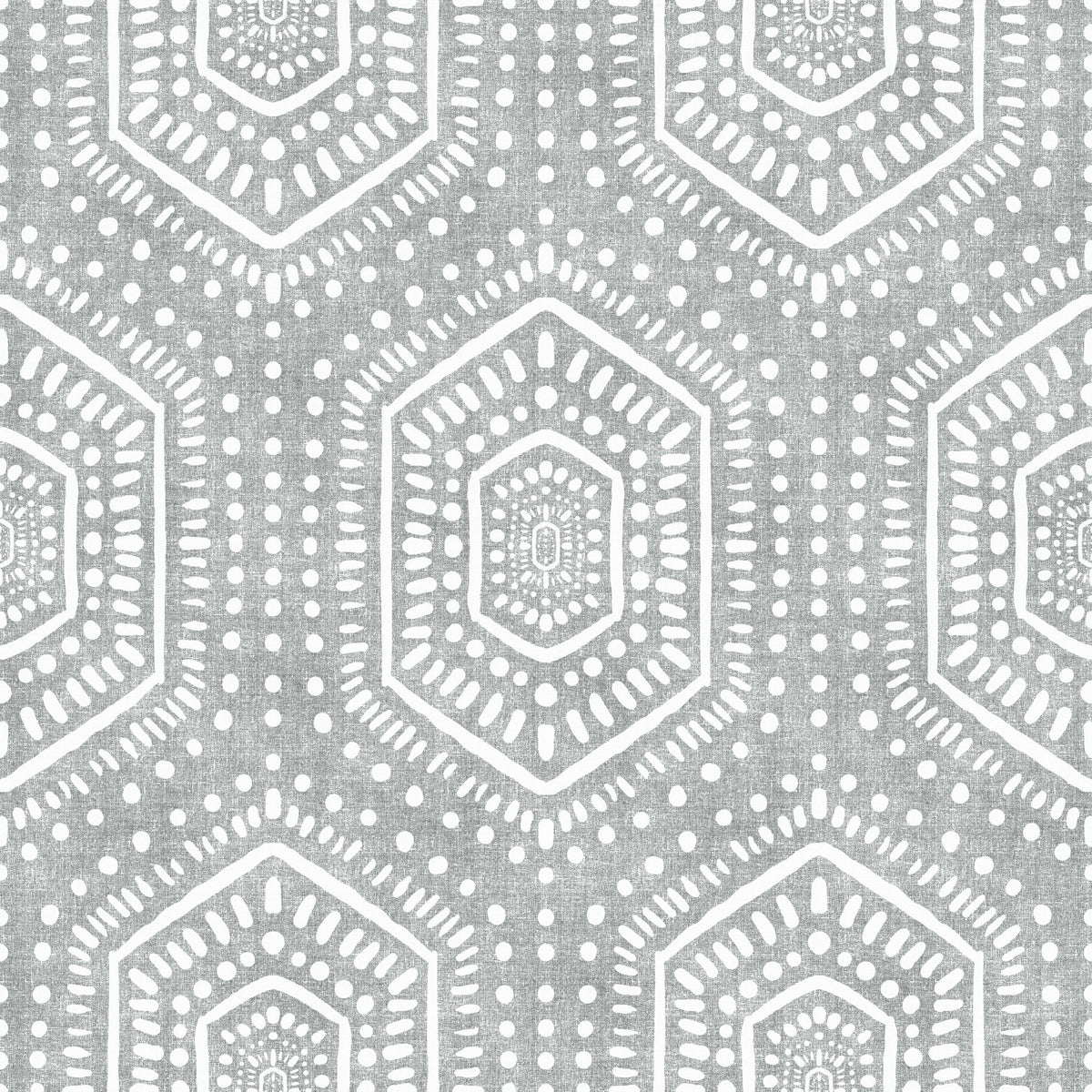 Boho Painted Grunge Grey Clouds Wallpaper⁠ in your room — zoomed