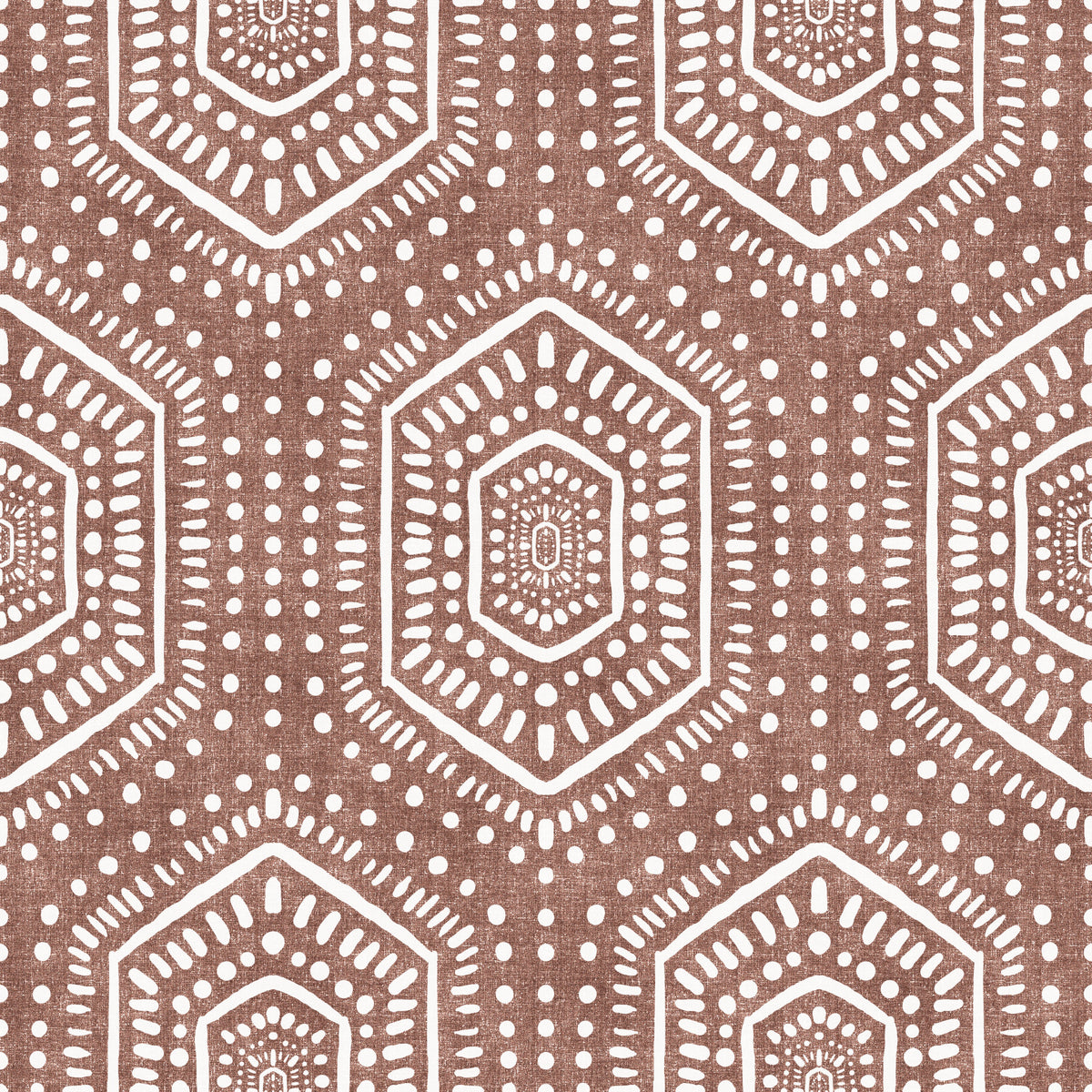 Boho Painted Grunge Terracotta Red Wallpaper⁠ in your room — zoomed