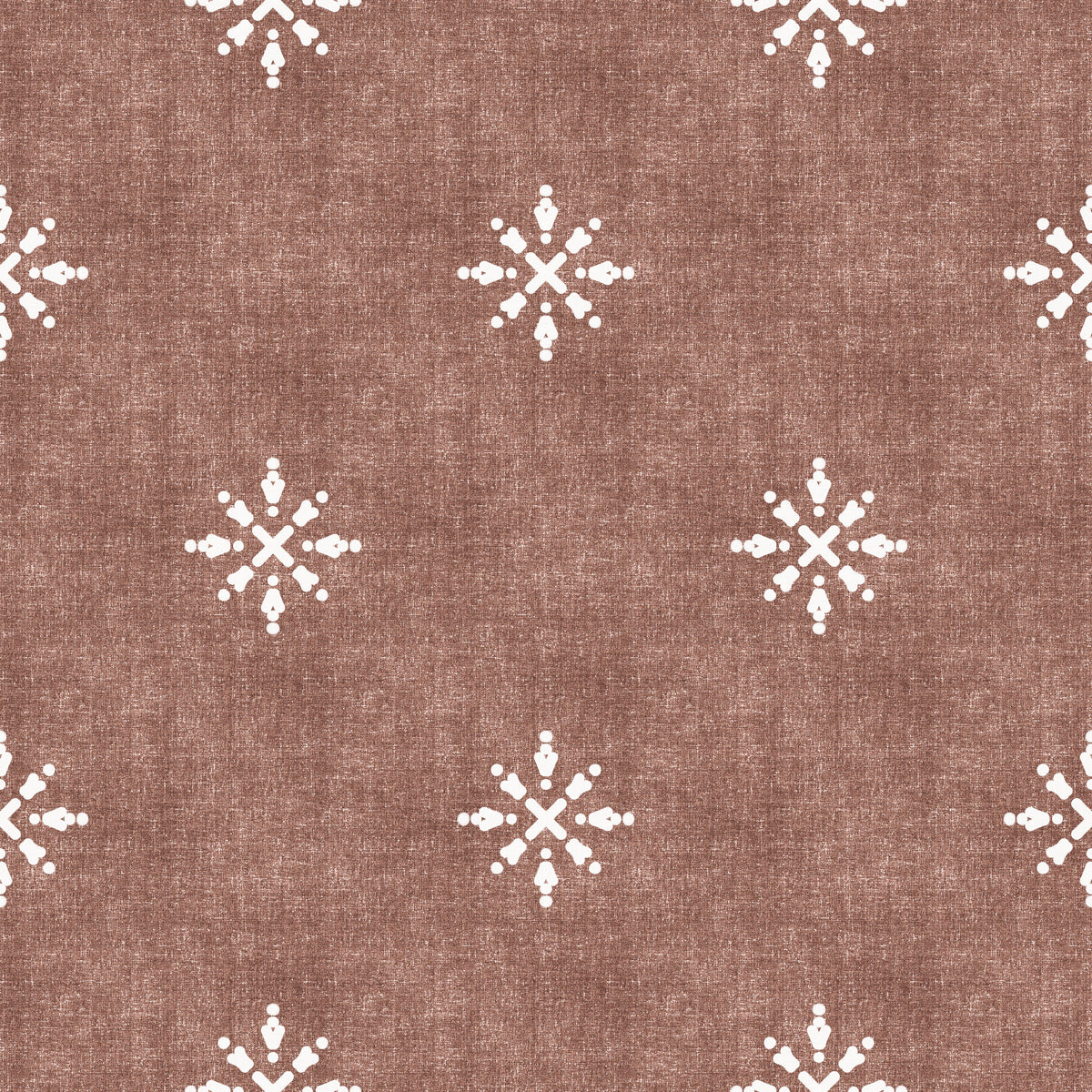 Boho Minimal Ornament Grunge Terracotta Red Wallpaper⁠ in your room